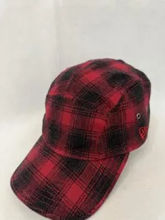 【NEW ERA】レッド　ブラック　ワークキャップ