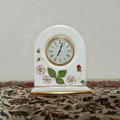 Wedgwood Wild Strawberry 置き時計　ワイルドストロベリー