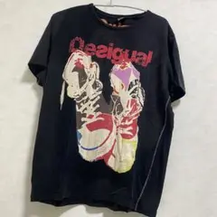 Desigual グラフィックTシャツ ブラック