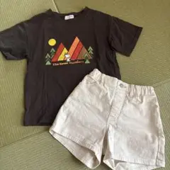 ユニクロキッズデニムパンツ、ビールームスヌーピーTシャツセット120