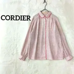 コルディア CORDIER 長袖シャツ ピンク系 総柄 カジュアル