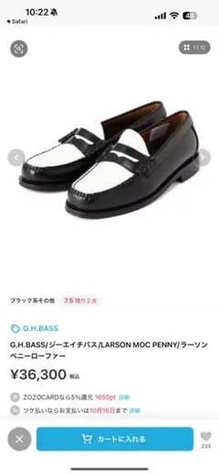 G.H.BASS LARSON MOC PENNY モカシン