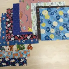 ★A75★カットクロス/プリント生地/国産/25cm×25cm/10点