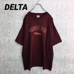 x0135 デルタ Tシャツ あずき XL ゆるだぼ