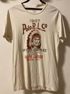 ⑪POLO Ralph Lauren Tシャツ M ラルフローレン Indian