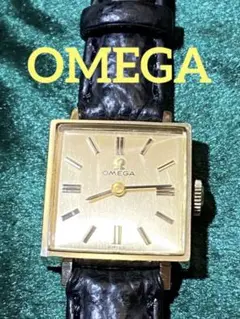 OMEGA 14K 585 GOLD レディース 腕時計
