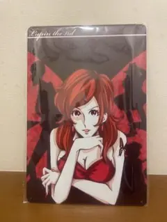 ルパン三世 女性キャラ ブリキ看板 レトロ 新品 アンティーク