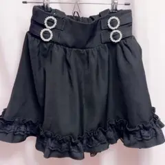 プリメロ ビジューバックルスカート スカパン キュロット
