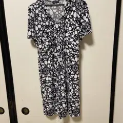 ESPRIT 花柄 Vネック チュニック L
