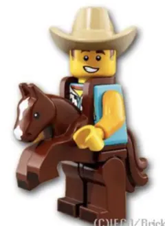 【カウボーイ】 LEGO ミニフィギュア シリーズ 18