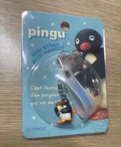 PINGU ピングー　レトロ　ストラップ　キーホルダー
