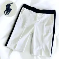 POLO GOLF RALPH LAUREN ハーフパンツ ホワイト ネイビー