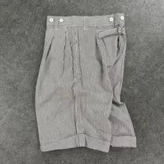 Vtg ISSEY MIYAKE Hickory ShortPants Wide