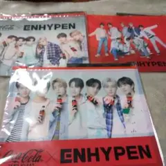 ✨今、人気の❗☆ENHYPEN ビニールジッパーポーチ　３種類
