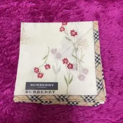 《未使用品》BURBERRY★ハンカチ