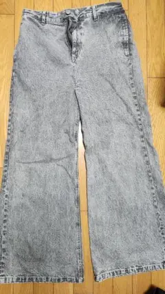 CLEL ヴィンテージデザイン フレアデニムパンツ