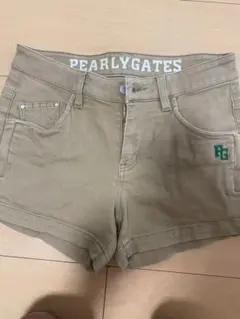 PEARLY GATES レディースショートパンツ サイズ0 ベージュ