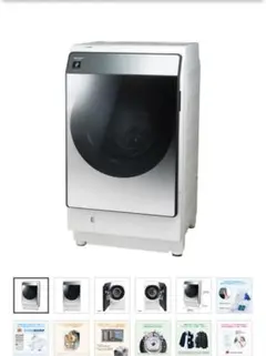 SHARP ドラム式洗濯乾燥機 ES-W114-SL 2022年製