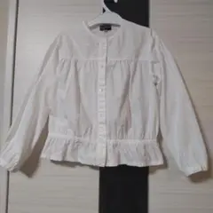 130 KUMIKYOKU FAM 白ブラウス　冠婚葬祭や発表会等にも♪
