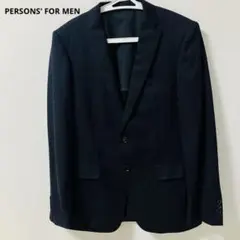 パーソンズフォーメン　ビジネススーツ　メンズ ジャケット　濃紺　紺　ネイビー
