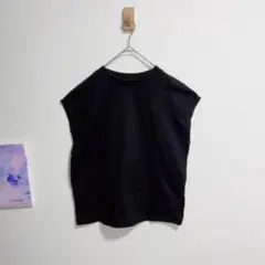 アーバンリサーチ　SENSE OF PLACE ノースリーブカットソー　黒