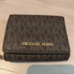 即日発送！　MICHAEL KORS ブラウン 三つ折り財布
