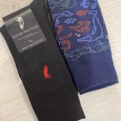 WESTERN POLO TEXAS メンズソックス 2足セット 25ー27cm