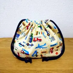 【再販】はたらく車柄のお弁当袋
