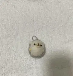 羊毛フェルト ハリネズミのキーホルダー