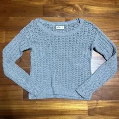 【最終価格】Hollister ホリスター グレー ケーブルニット M