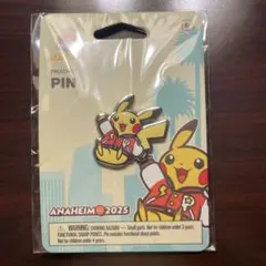 WCS2025 ポケモン　ピカチュウ ピンズ