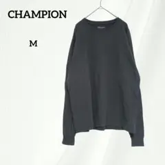 チャンピオン CHAMPION Tシャツ ロンT 長袖　ブラック M　メンズ