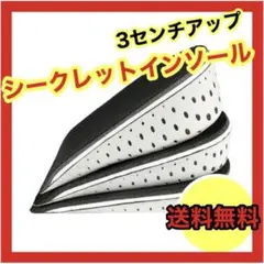 シークレットインソール ハーフ 3cm 身長アップ レディース メンズ