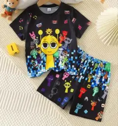 スプランキー Tシャツ ズボン 130 ブラック 上下セット セットアップ 新品