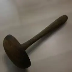 古い木製　巨大ダーニングマッシュルーム(？)