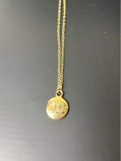 CELINE マカダム ゴールド ネックレス ヴィンテージ セリーヌ