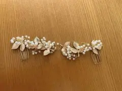 結婚式髪飾り
