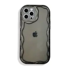 【残りわずか♡】iPhone14Pro スマホケース　クリアブラック　おしゃれ
