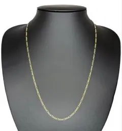 10K Figaro Necklace 51cm 2mm