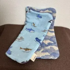 ハンドメイド8重ガーゼハンカチ【203】