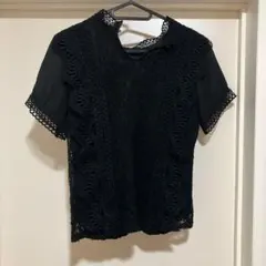 MISCH MASCH ブラック半袖トップス M
