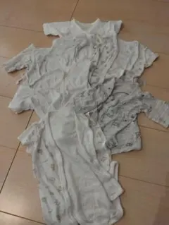 ベビー肌着 6点セット ホワイト系