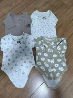 ベビー ロンパース肌着　 4点セット