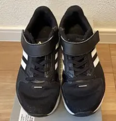 adidas 黒 スニーカー マジックテープ付き