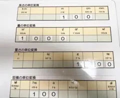 小学校　算数　単位の勉強キット