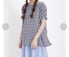 美品　SM2【サマンサモスモス】柄アソート袖口ギャザーTブラウス