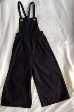ブラック サロペット 140サイズ