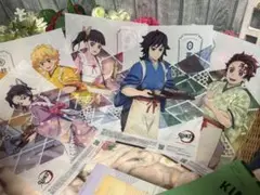 鬼滅の刃 クリアポスター☆5枚セット☆セブンイレブン限定