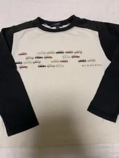 BURBERRY 車プリント 長袖カットソー