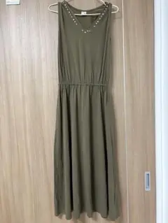 a.r.wアロー ロングワンピース カーキ系　M